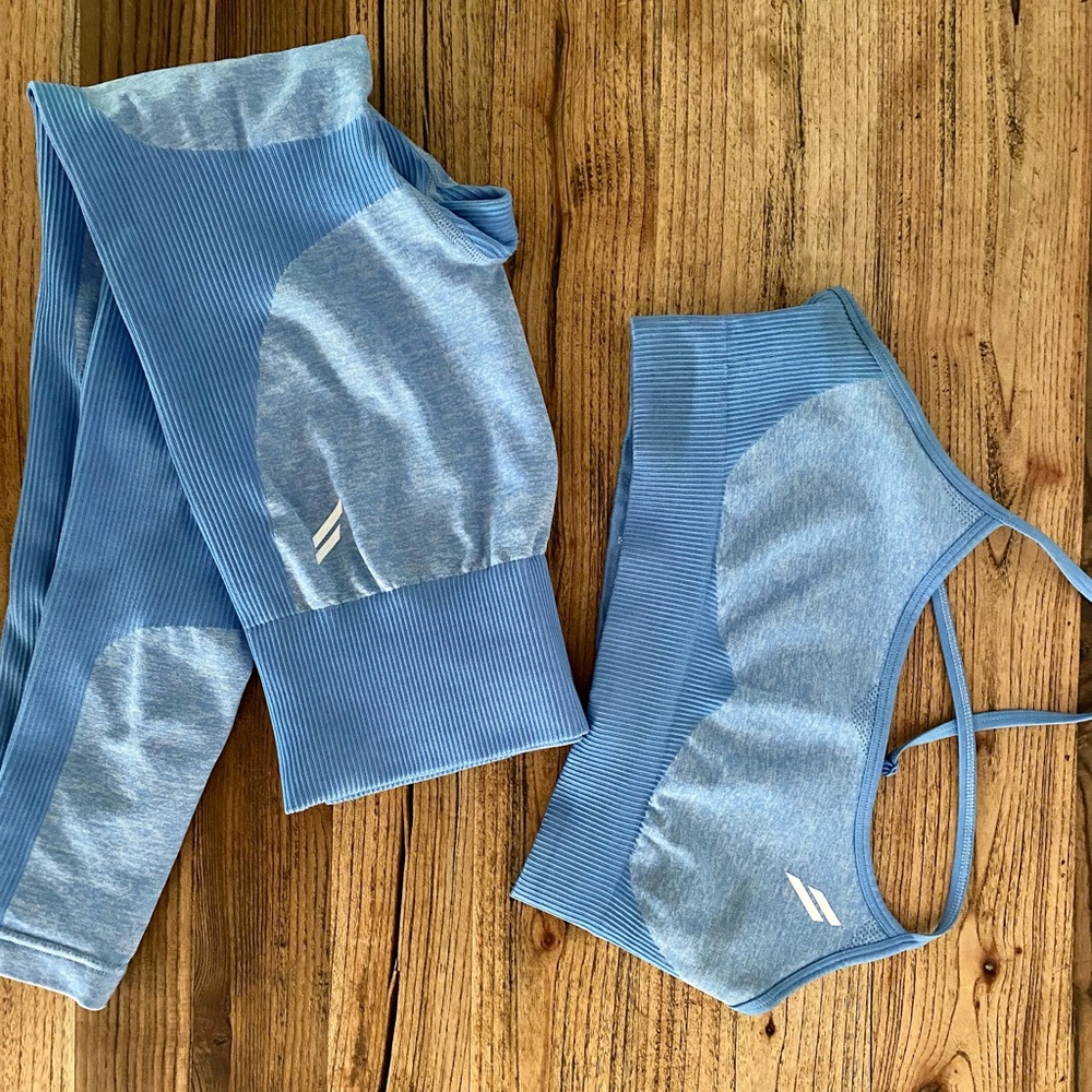 DOYOUEVEN impact seamless SET sky blue